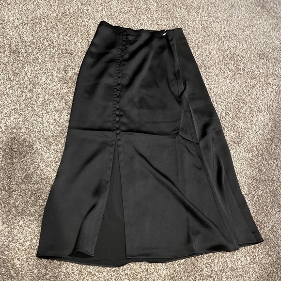 Club Monaco Button Front Slip Skirt - Picture 5 of 9